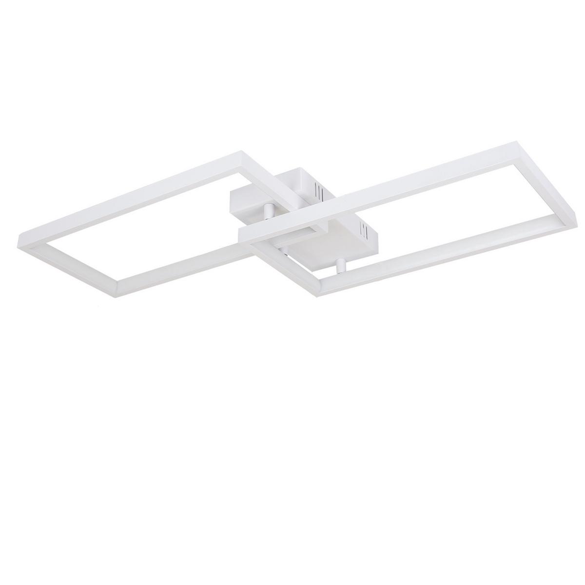LED-DECKENLEUCHTE 60/29/7 cm - Weiß, Metall (60/29/7cm) - Nettlife