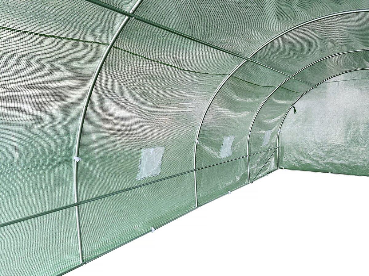 GEWÄCHSHAUSFOLIE lys Grün - Grün, Kunststoff (125/180/125cm) - Habitat Garten