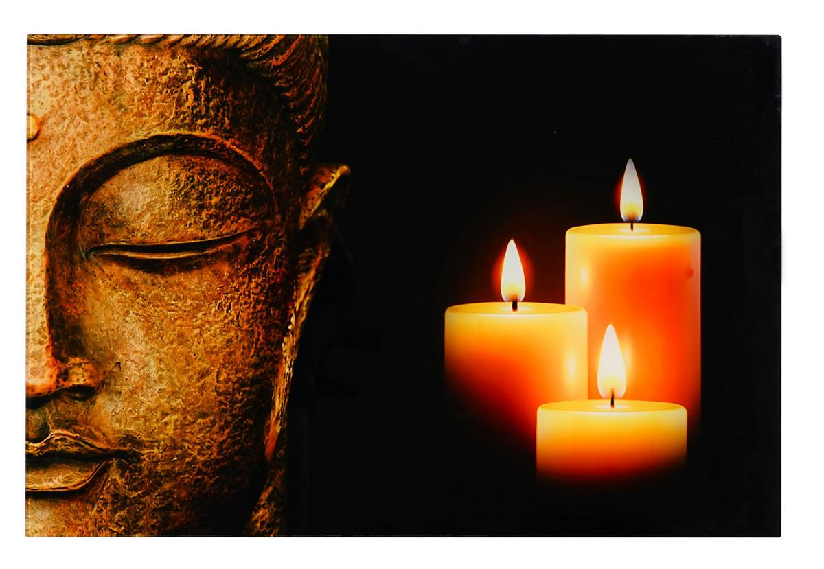 GLASBILD BUDDHA Multicolor - Multicolor, Glas (60/40cm) - MCW
