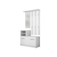 GARDEROBE Kolom - Weiß, Holzwerkstoff (85/180/24cm) - MIRJAN24