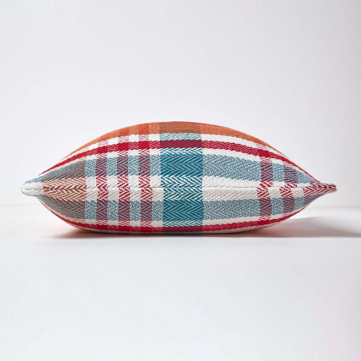 KISSENHÜLLE Falun Schottenmuster 60/60 cm - Rot, Textil (60/60cm) - Homescapes