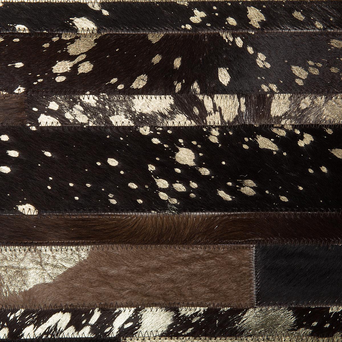 KURZFLOR-TEPPICH Artvin 230/160 cm - Braun, Fell (160/230cm) - Beliani