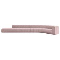 ECKSOFA modulares Sofa Tilmo-L3 - 581x194x70 cm Rosa - Rosa, Holzwerkstoff/Textil (581/194cm) - ALTDECOR