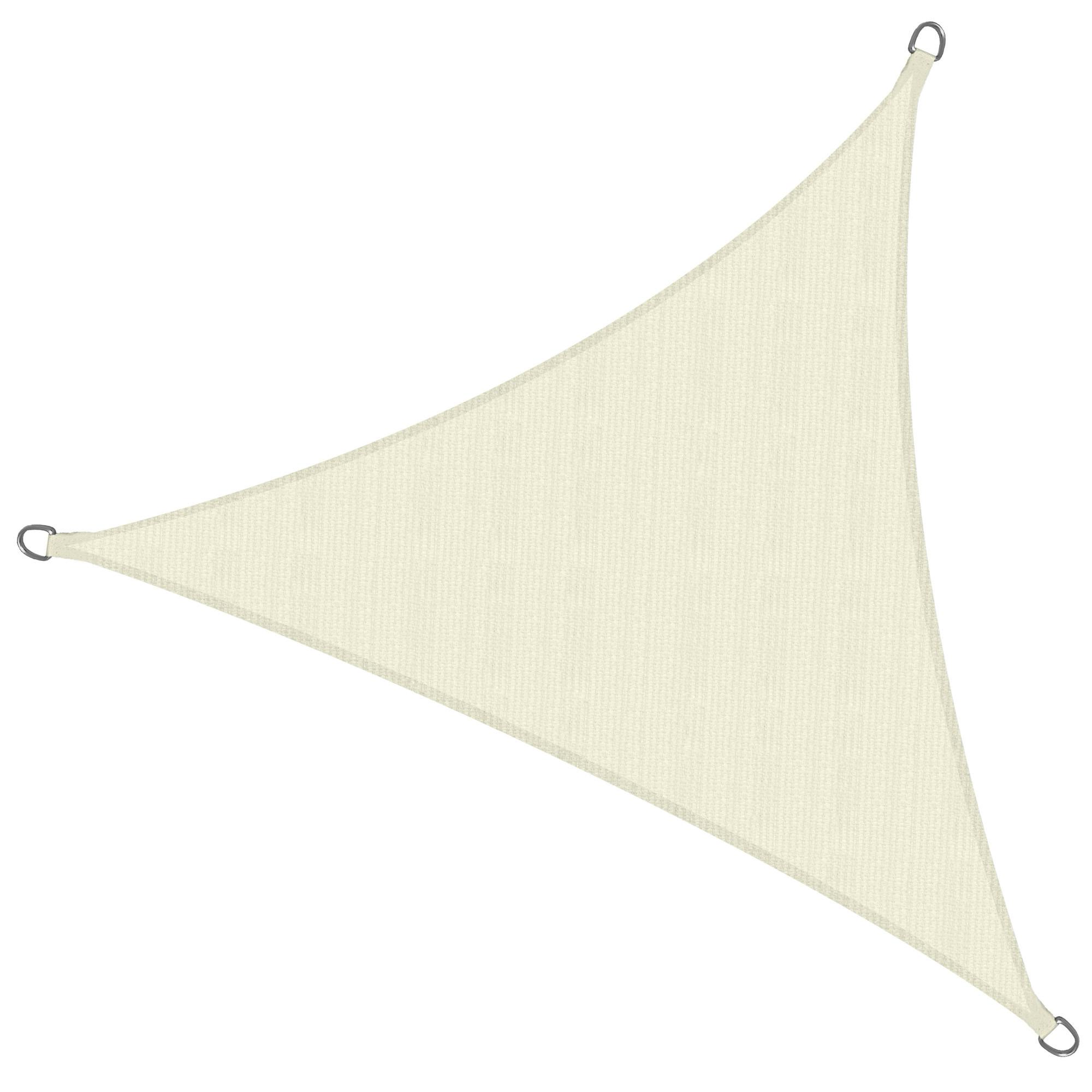 SONNENSEGEL SolVision HS9 300/300/300 cm dreieckig Creme HDPE - Creme, Kunststoff (300/300cm) - Sol Royal