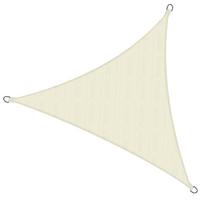SONNENSEGEL SolVision HS9 300/300/300 cm dreieckig Creme HDPE - Creme, Kunststoff (300/300cm) - Sol Royal