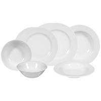 EINSTEIGER-SET Rondo/Liane weiß 8-tlg. - Weiß, Keramik (2/2/2cm) - Seltmann Weiden