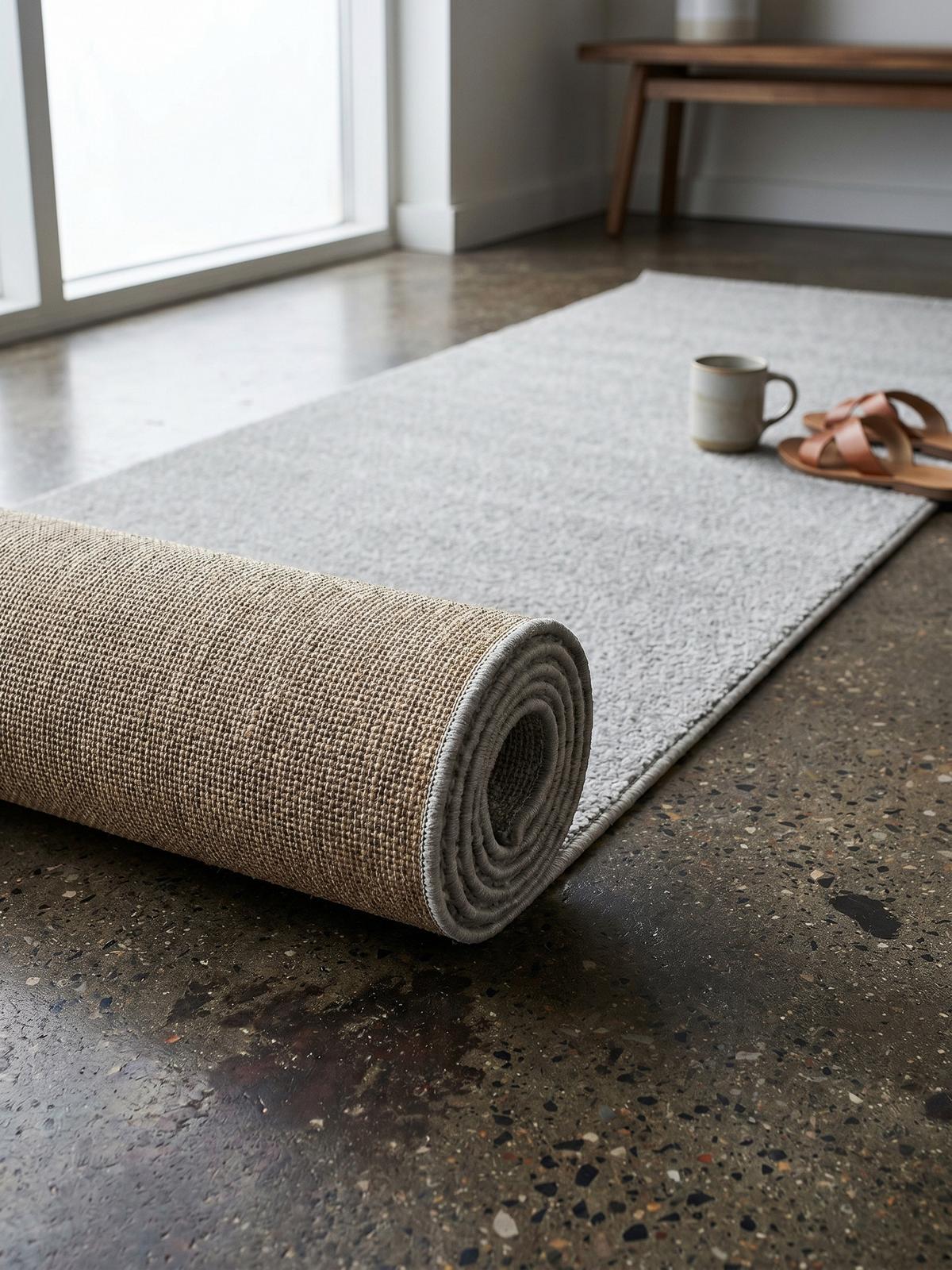 TEPPICH Kurzflor MAIN in Creme, einfarbig, 60 x 100 cm - Beige, Textil (100/60cm) - KADIMA DESIGN