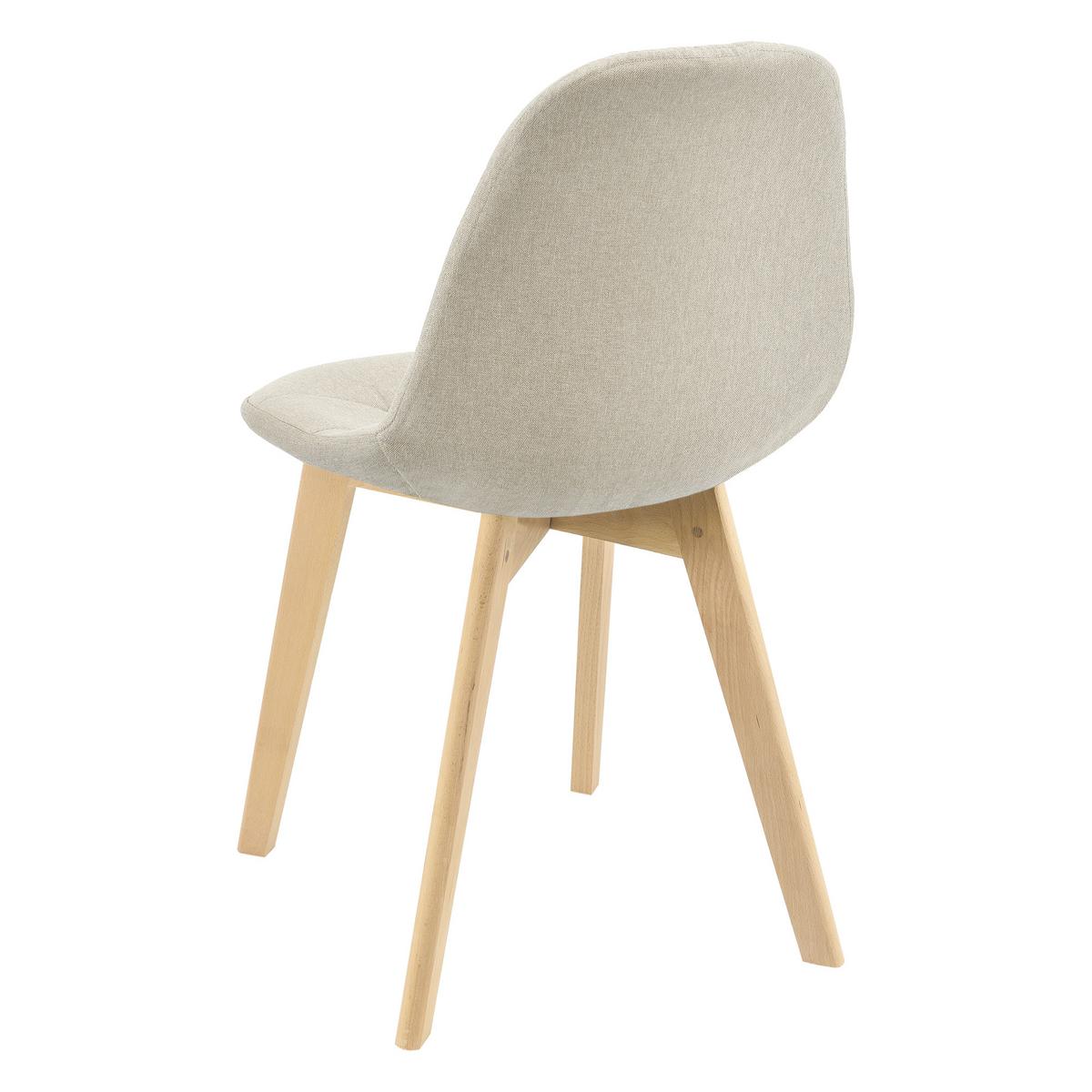 ESSZIMMERSTUHL Kopparberg 2er-Set - Beige, Textil (53/86/47cm) - [en.casa]