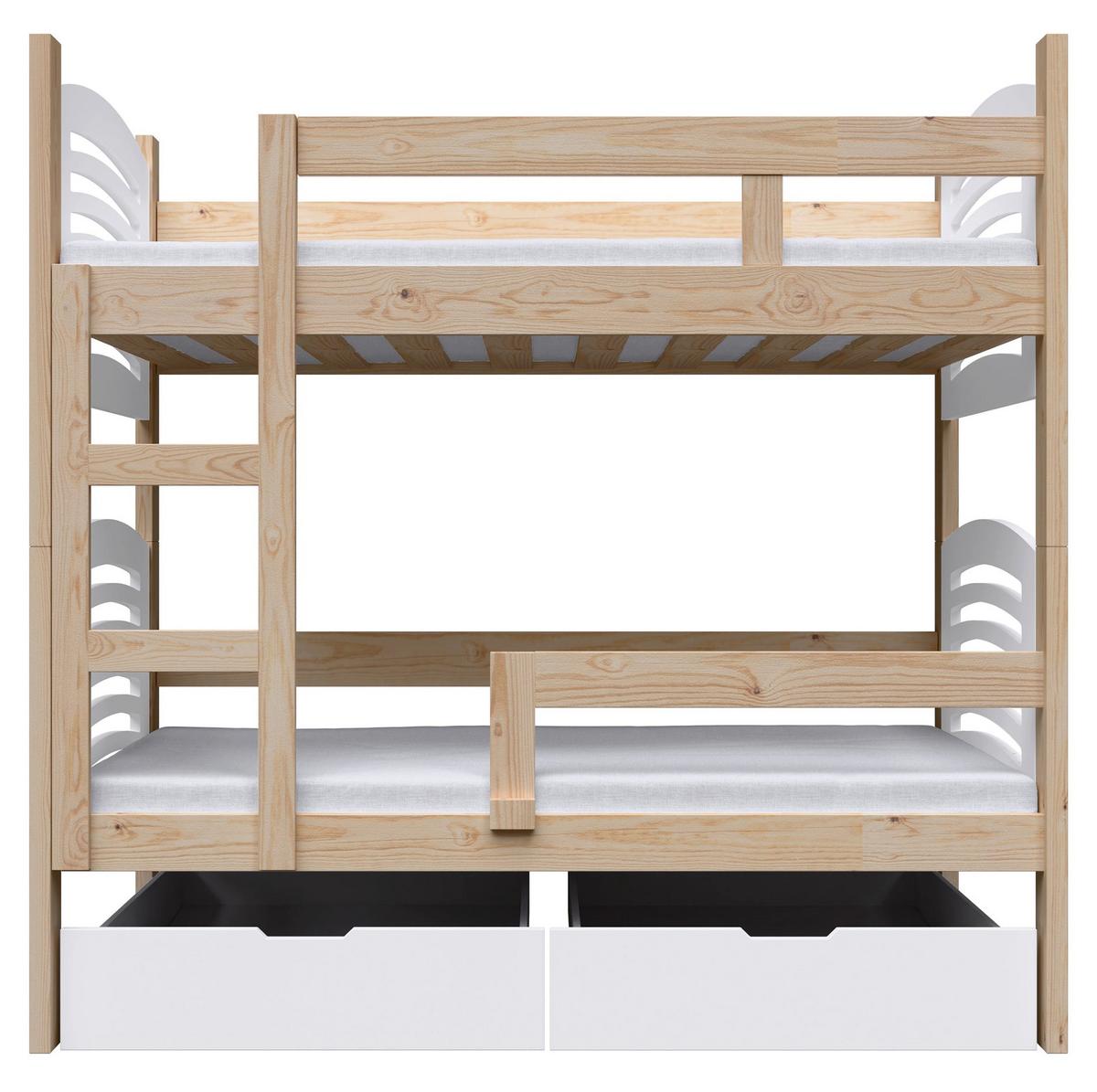 ETAGENBETT Cami 75x180 cm - Beige, Holz (75/180cm) - Selsey