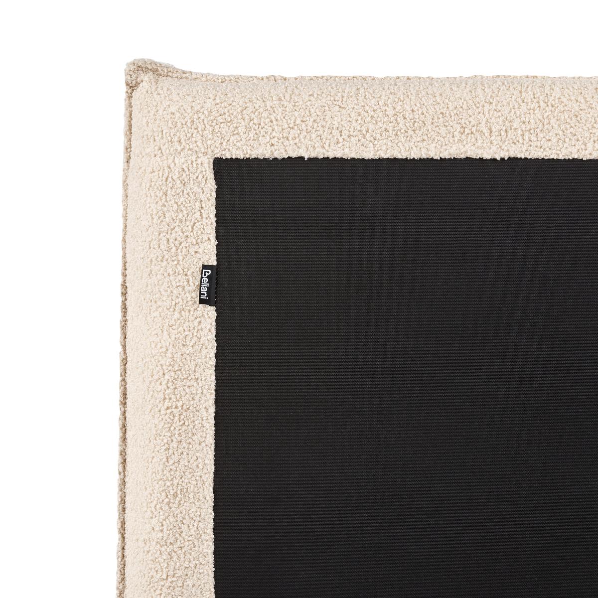 POLSTERBETT 160x200 cm Beige Lavaur - Beige, Textil (160/200cm) - Beliani