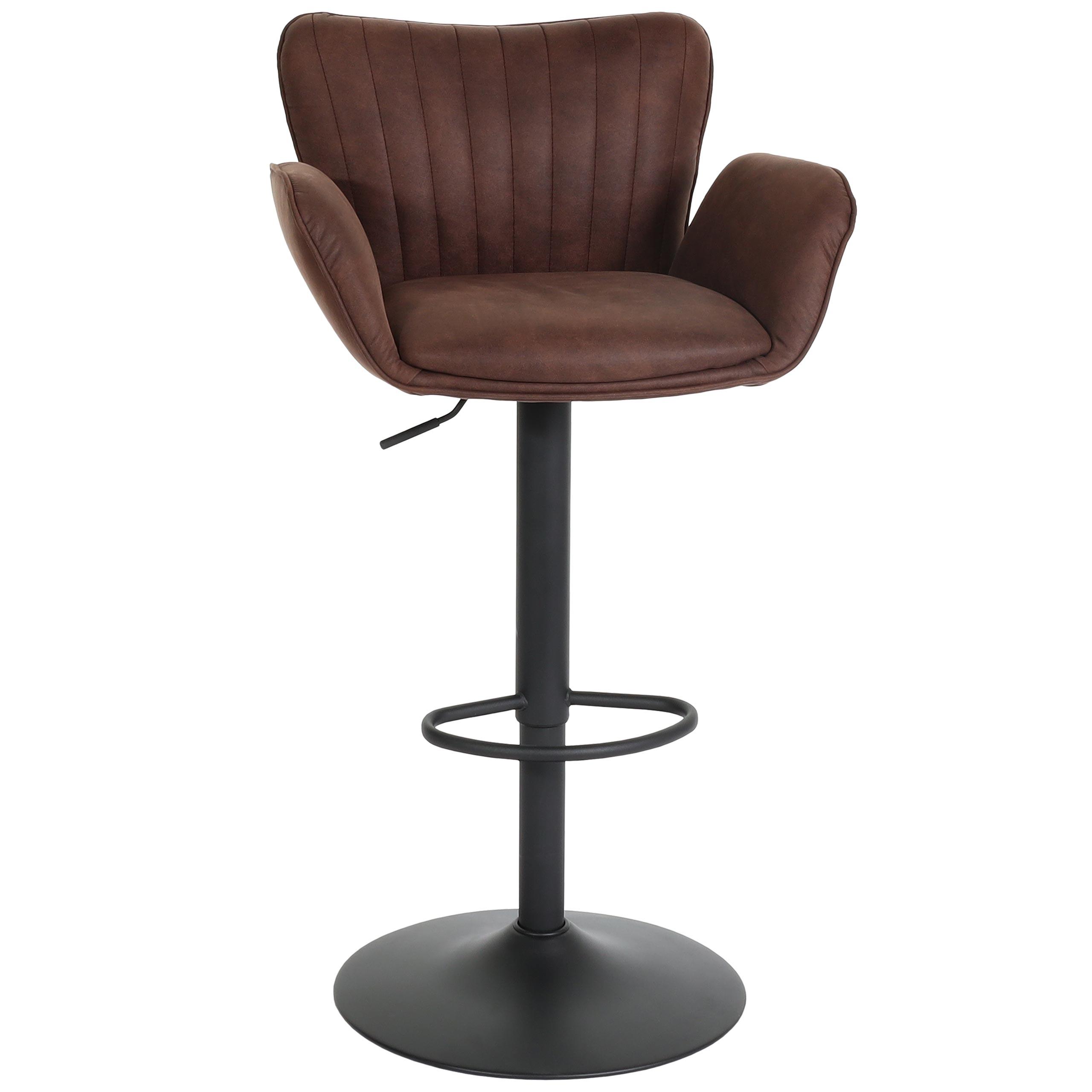 BARHOCKER Dunkelbraun - Dunkelbraun, Textil (50/110/45cm) - MCW