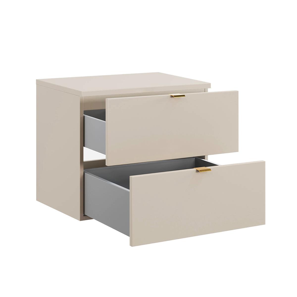 WASCHTISCHUNTERSCHRANK 60.6cm Azel Kaschmir - Beige, Holzwerkstoff (60.6/52/46cm) - Petits-meubles
