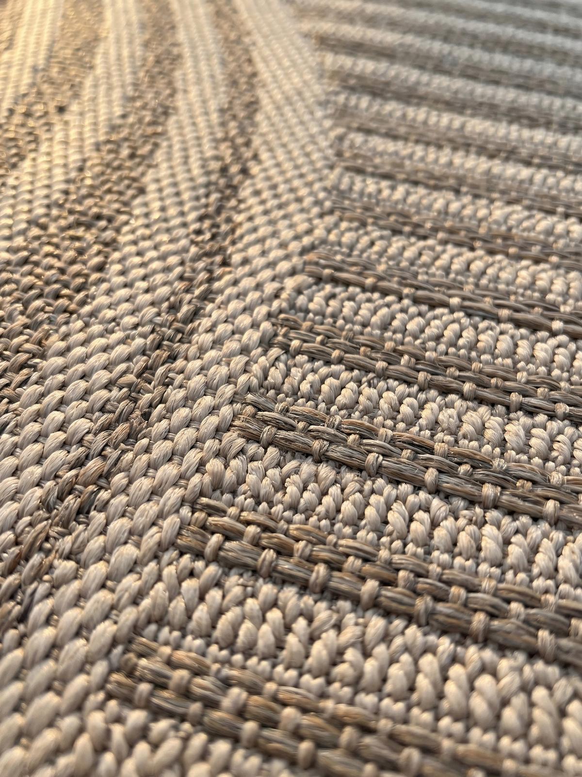TEPPICH Outdoor VENTOUX in Beige, im Boho-Stil, 120 x 170 cm - Beige, Textil (170/120cm) - KADIMA DESIGN