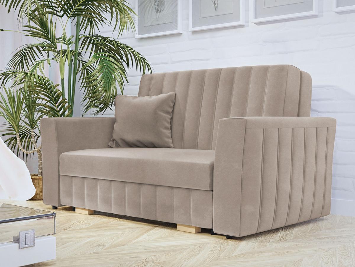 SCHLAFSOFA Viva Glam II - Naturfarben, Holz/Kunststoff (145/85/98cm) - MIRJAN24
