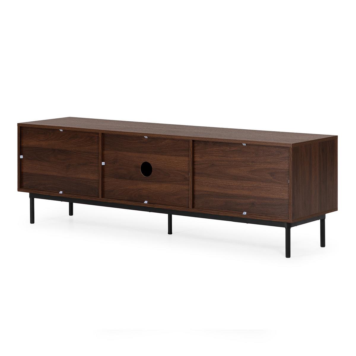 TV-ELEMENT Florida 3 türen Walnuss-Optik - Walnussfarben, Holzwerkstoff (160/50/40cm) - VS Venta-stock
