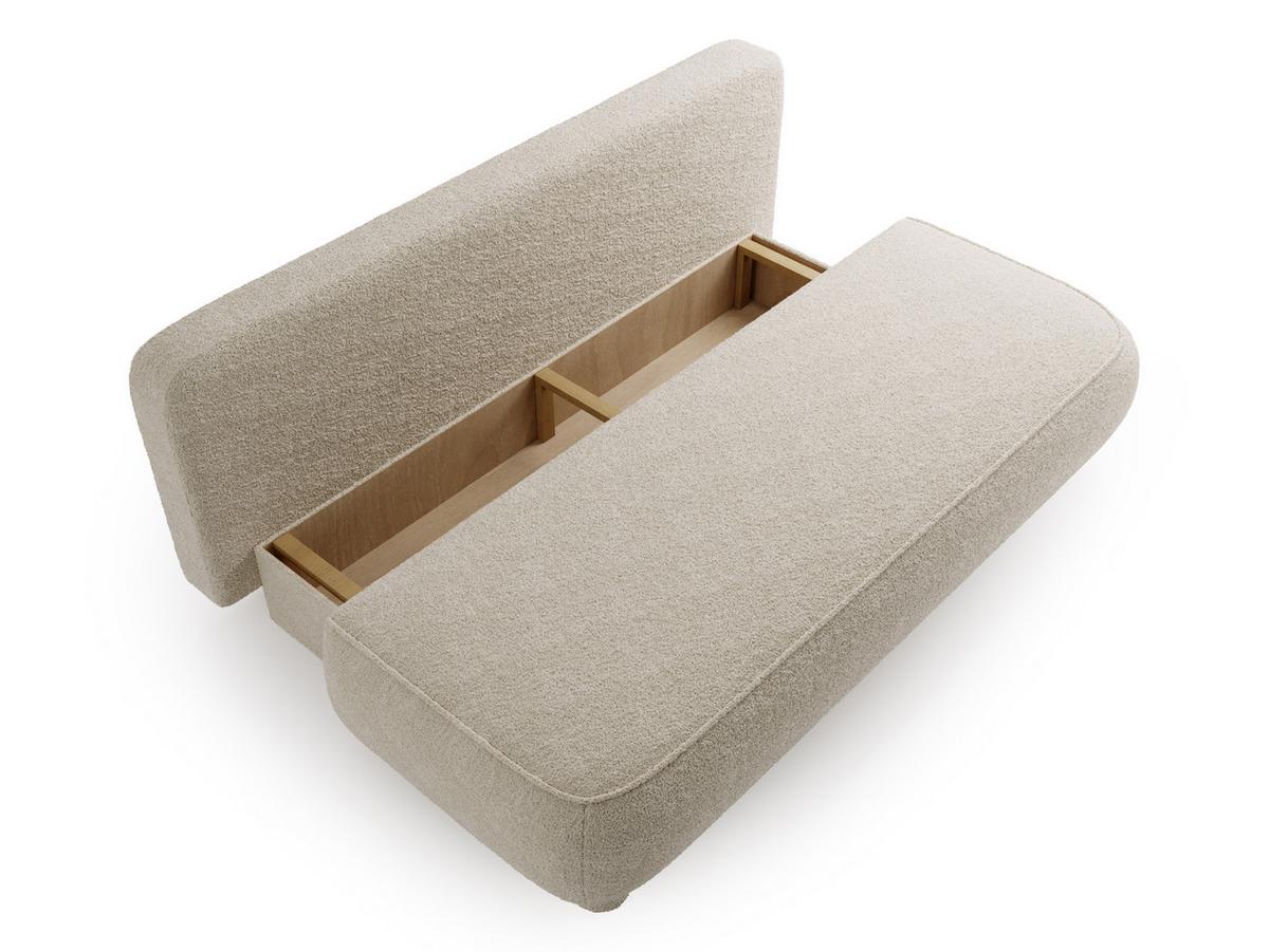 SCHLAFSOFA Gaja - Mintgrün, Holz/Textil (209/96/96cm) - MIRJAN24