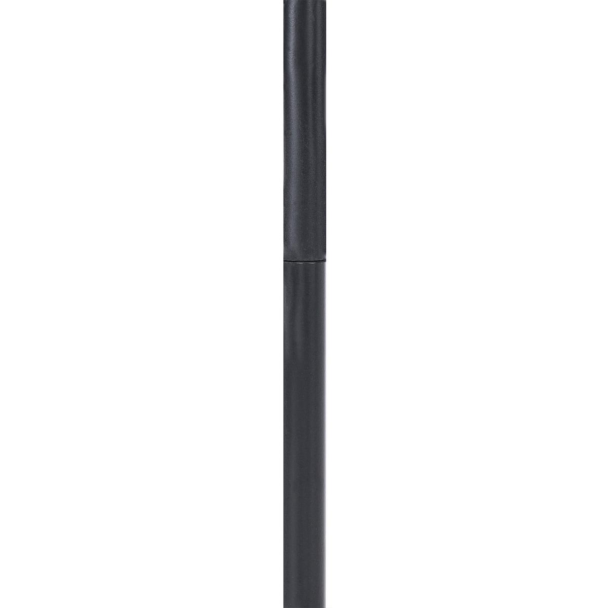 GARDEROBENSTÄNDER Schwarz Thompson - Hellbraun, Metall (40/130/30cm) - Beliani