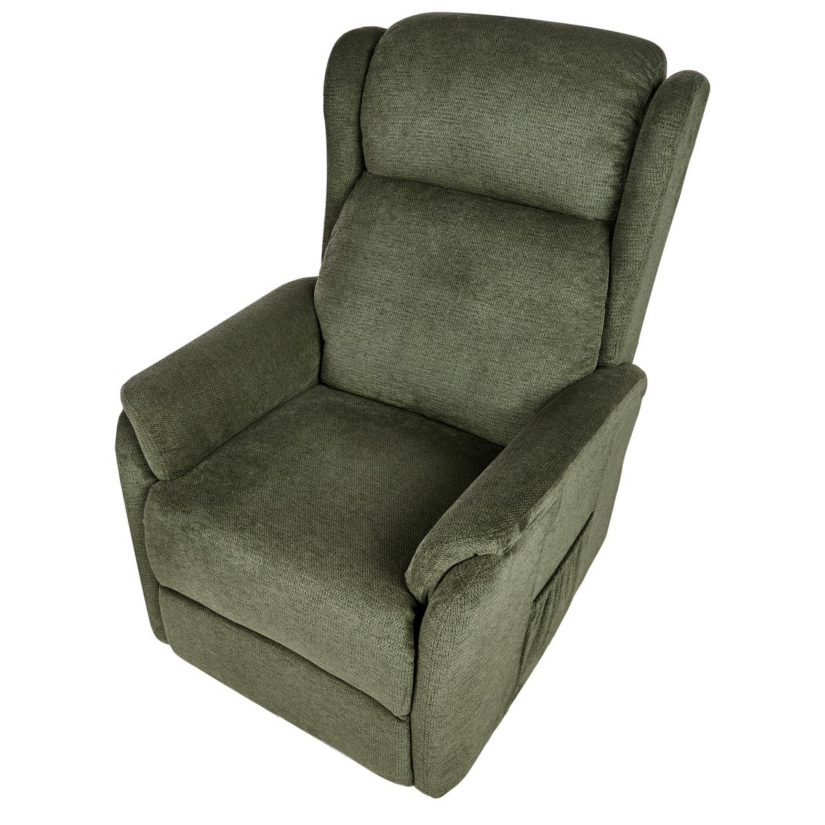 ELEKTRISCHER-FERNSEHSESSEL Grün Elegy - Grün, Textil (72/86/80cm) - Beliani