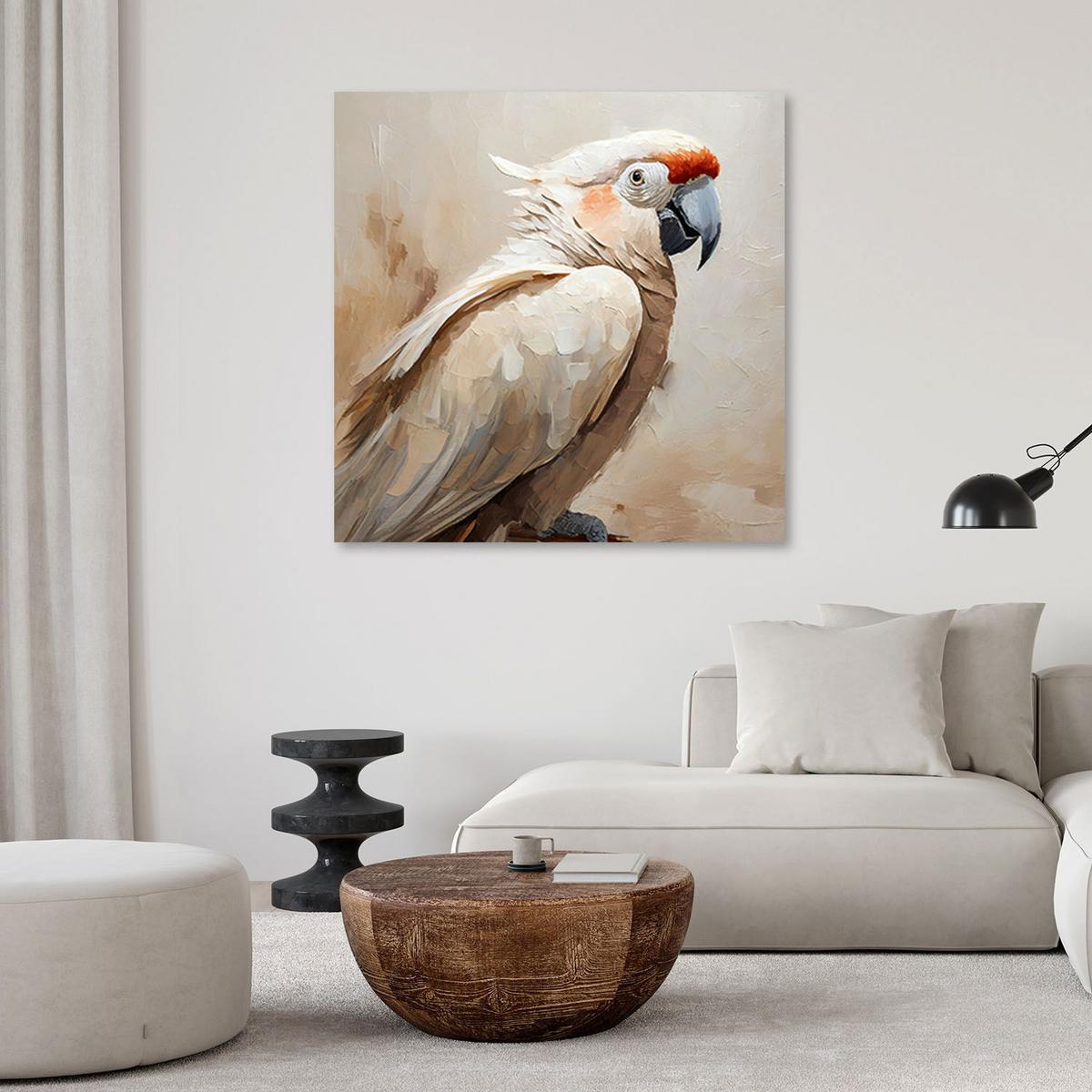 KUNSTDRUCK Beige 60/60 cm - Beige, Textil (60/60cm) - KUNSTLOFT