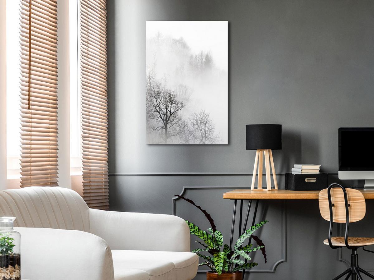 KUNSTDRUCK Schwarz-Weiß 40/60 cm - Schwarz, Textil (40/60cm) - KUNSTLOFT