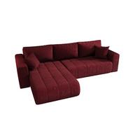 ECKSOFA Camila - Rot, Holzwerkstoff/Textil (280/185cm) - Fun Möbel