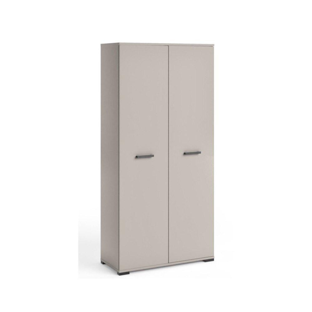 DREHTÜRENSCHRANK ALBANO 90/186/56cm 2-türig Kaschmir - Kaschmir, Holzwerkstoff (90/186/56cm) - MASSENO