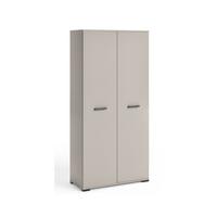 DREHTÜRENSCHRANK ALBANO 90/186/56cm 2-türig Kaschmir - Kaschmir, Holzwerkstoff (90/186/56cm) - MASSENO