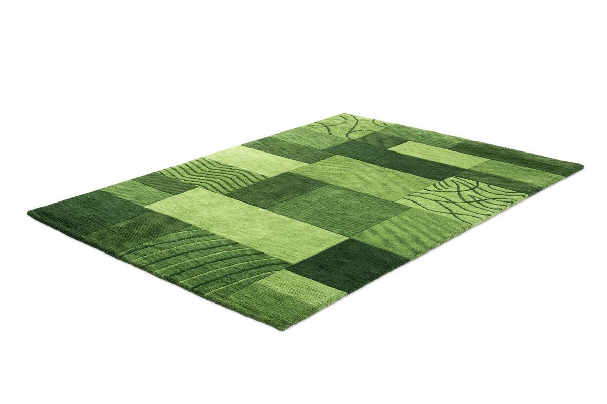 HANDTUFTTEPPICH Royal Domas 300x400 cm - Grün, Textil (300/400cm) - THEKO