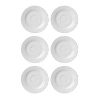 KAFFEEUNTERTASSEN Bianco weiß ø 17.0 cm 6er Set - Weiß, Keramik (17cm) - Ritzenhoff Breker