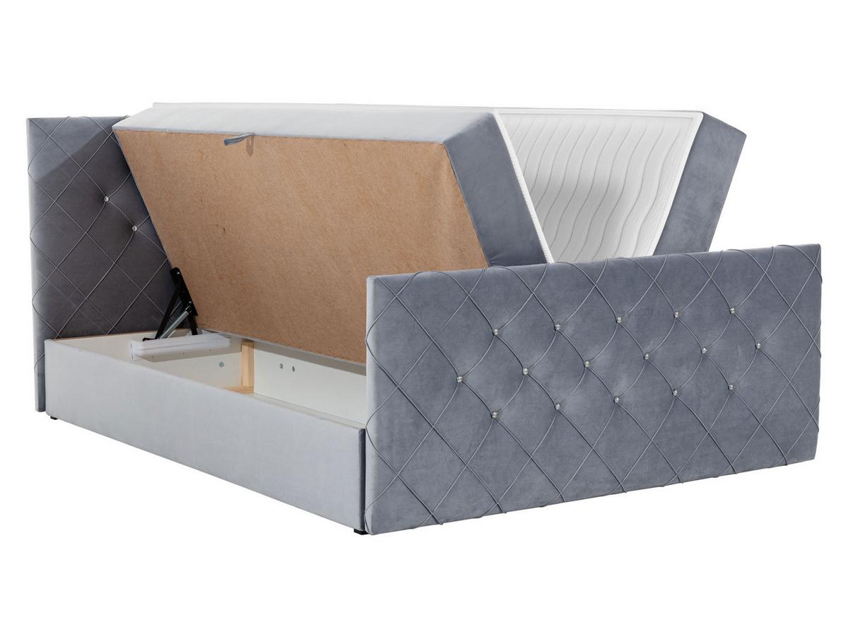 BOXBETT Malaga - H3 - Schwarz, Holz (160/200cm) - MIRJAN24