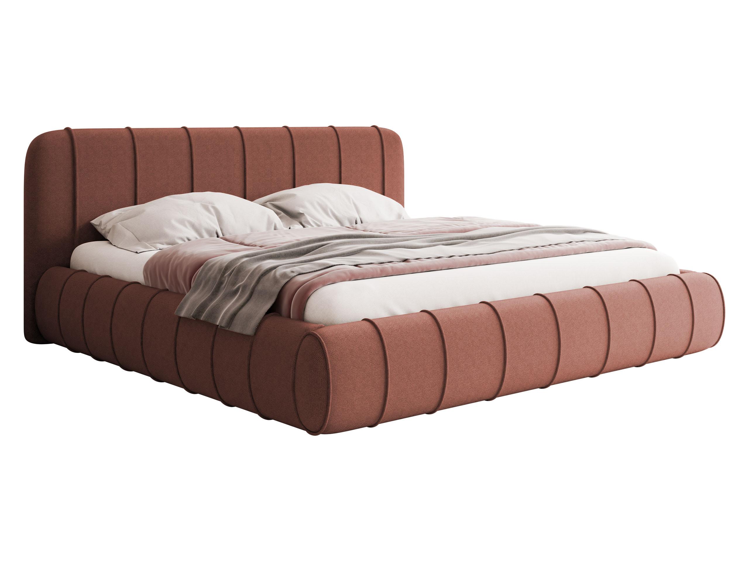 POLSTERBETT Slim XI - Rosa, Holz/Holzwerkstoff (140/200cm) - MIRJAN24
