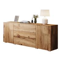 KOMMODE Paris 150 - Eiche Wotan, Holzwerkstoff (150/68/39cm) - MIRJAN24