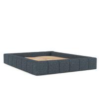 POLSTERBETT Kea mit Stauraum 180/200 cm Marineblau im Modesto Stoff - Schwarz/Naturfarben, Holz/Holzwerkstoff (180/200cm) - AltaBeds