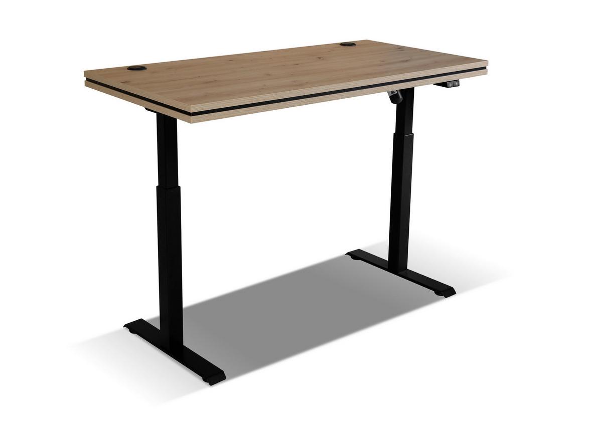 SCHREIBTISCH MALTESA 138x67x123,6 cm Bürotisch Computertisch, Eiche Artisan - Eiche Artisan, Holzwerkstoff (67/138/123.6cm) - MASSENO