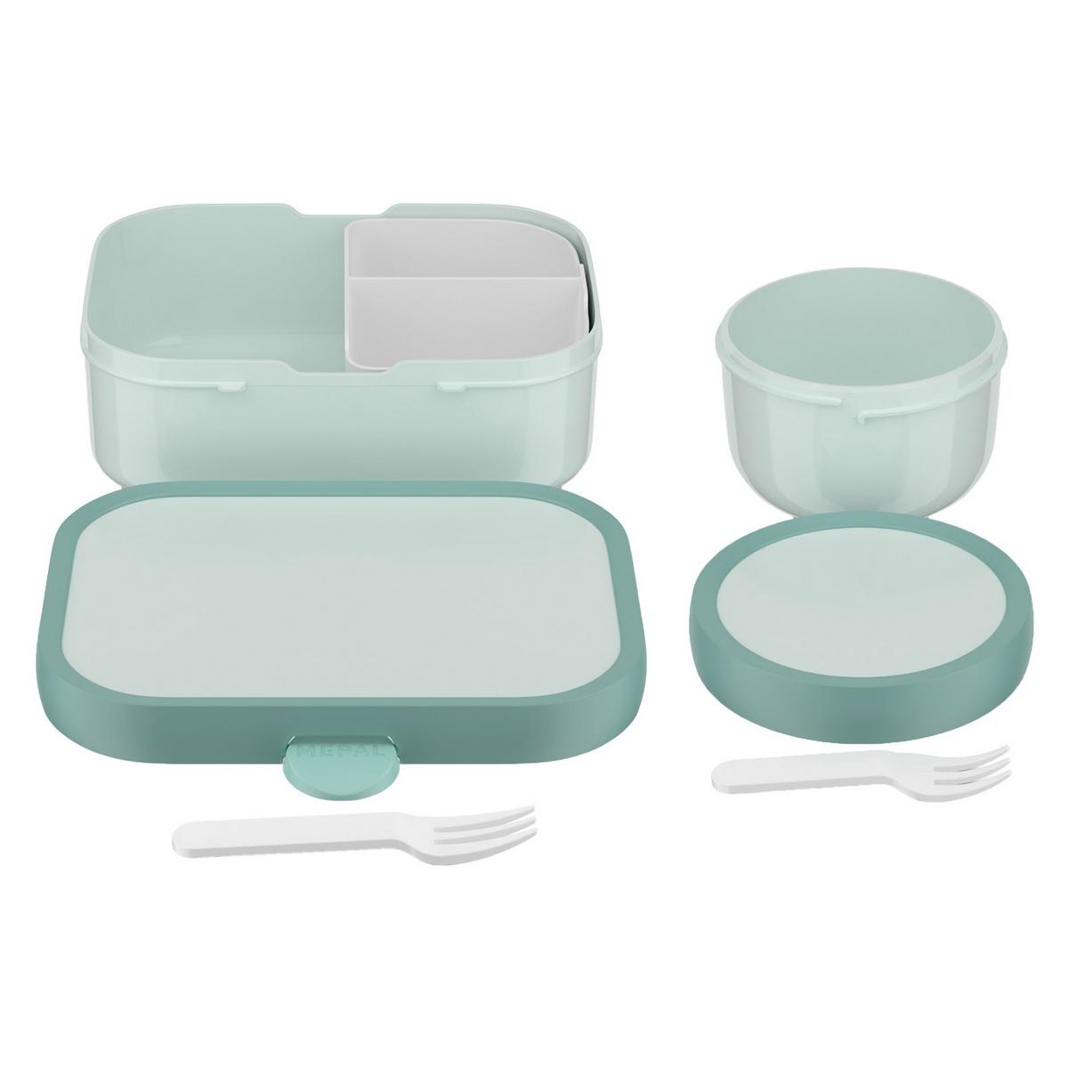 OBST- UND BENTOBOX Campus (2025) Cool Mint 300 & 750 ml 2er Set - Mintgrün, Kunststoff (2/2/2cm) - Mepal
