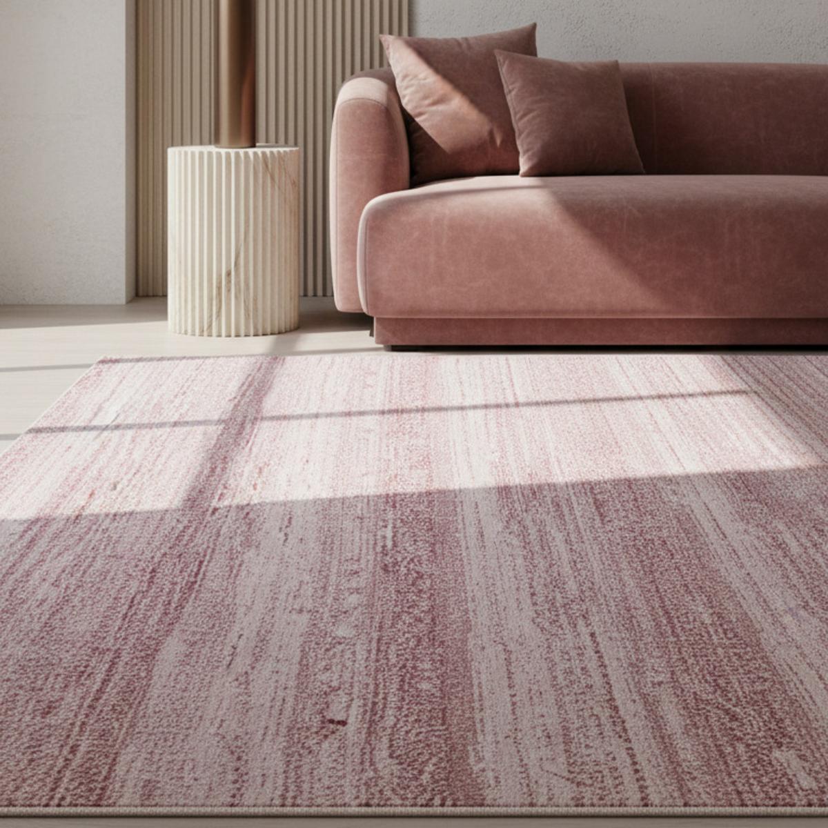 KURZFLORTEPPICH INN, einfarbig, Rosa, 240 x 340 cm - Rosa, Textil (340/240cm) - KADIMA DESIGN