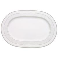 PLATTE OVAL Gray Pearl weiß 35 x 24 cm - Weiß, Keramik (24/1.7/35cm) - Villeroy & Boch