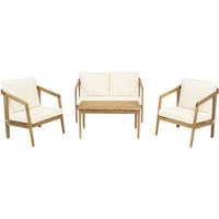 GARTENSITZGRUPPE presley beige - Beige, Holz - Habitat Garten