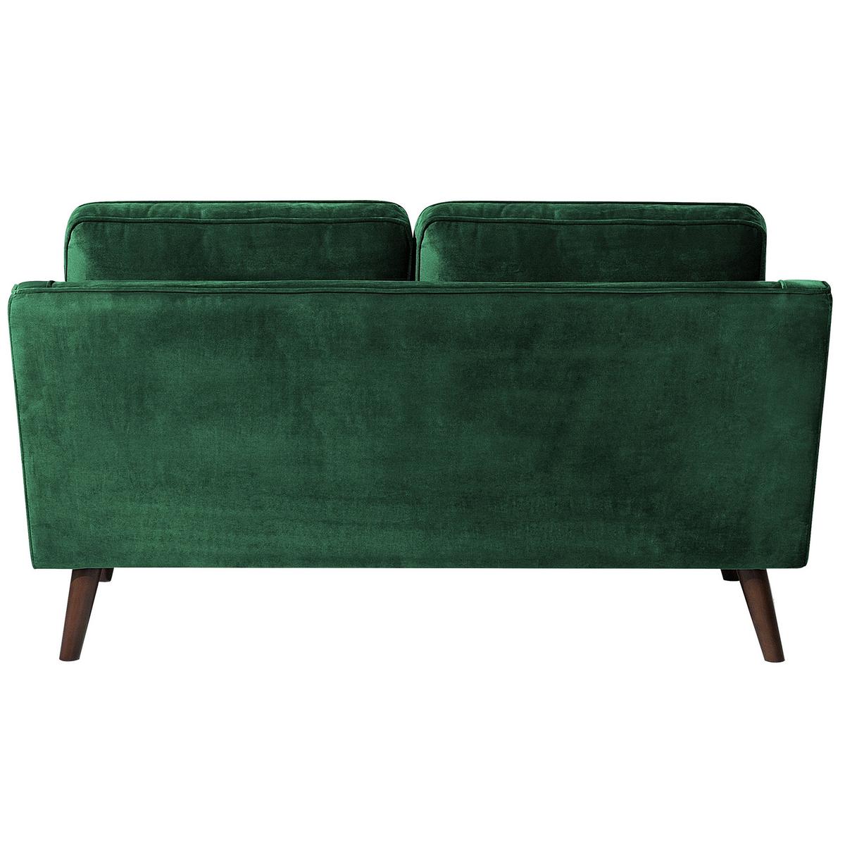 2-SITZER-SOFA Samtstoff Grün Lokka - Hellgrün, Textil (150/85/83cm) - Beliani