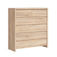 KOMMODE Soren Holz - Braun, Holzwerkstoff (104.5/112/40.5cm) - Petits-meubles