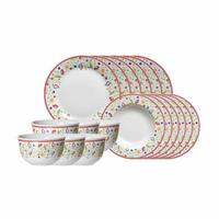 TAFELSERVICE Shanti Doppio bunt 18-tlg. - Multicolor, Keramik (2/2/2cm) - Ritzenhoff Breker