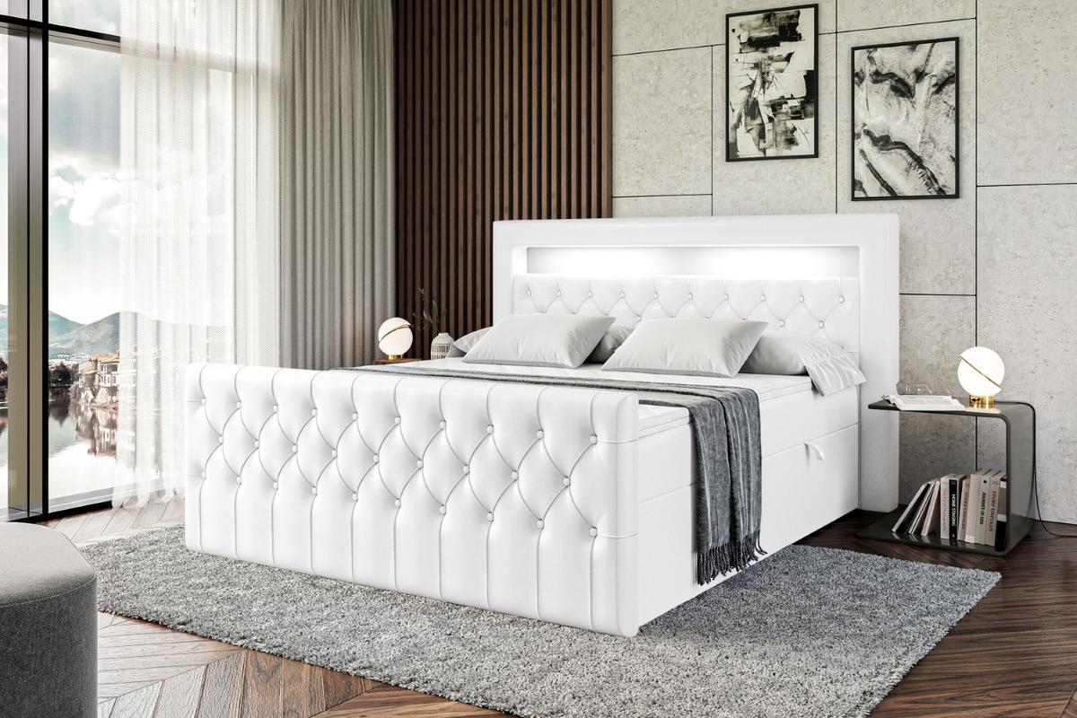 DELETED - Weiß Hochglanz, Holzwerkstoff (140/200cm) - ALTDECOR
