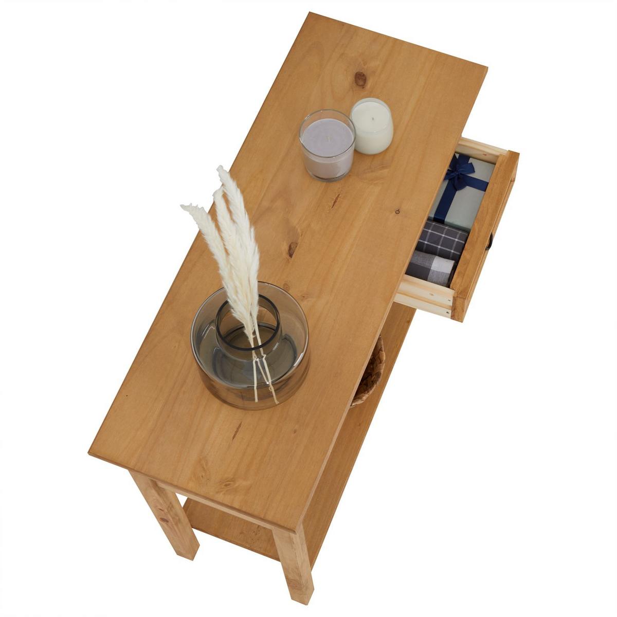 KONSOLENTISCH SALSA natur - Naturfarben, Holz (35/90/73cm) - CARO-Möbel