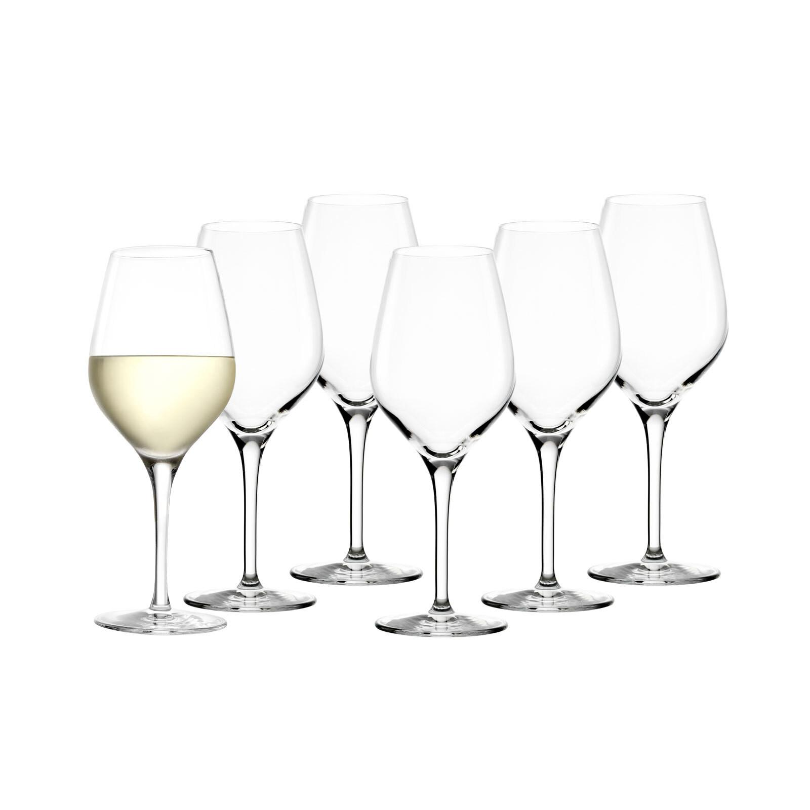 WEISSWEINKELCHE Exquisit transparent 350 ml 6er Set - Transparent, Glas (0.35L) - Stölzle Lausitz
