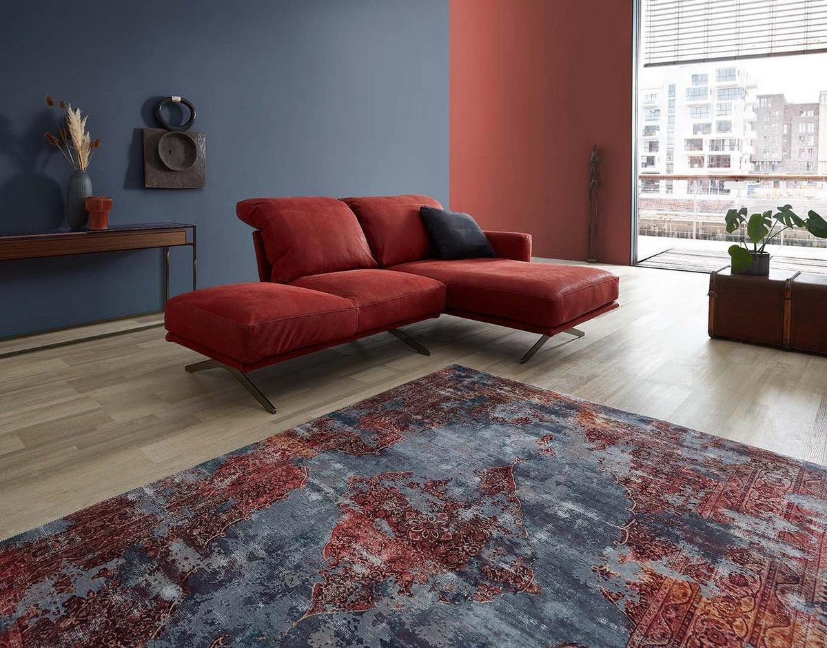 VINTAGE-TEPPICH Cecilia 90x160 cm - Rostfarben, Textil (90/160cm) - Gino Falcone