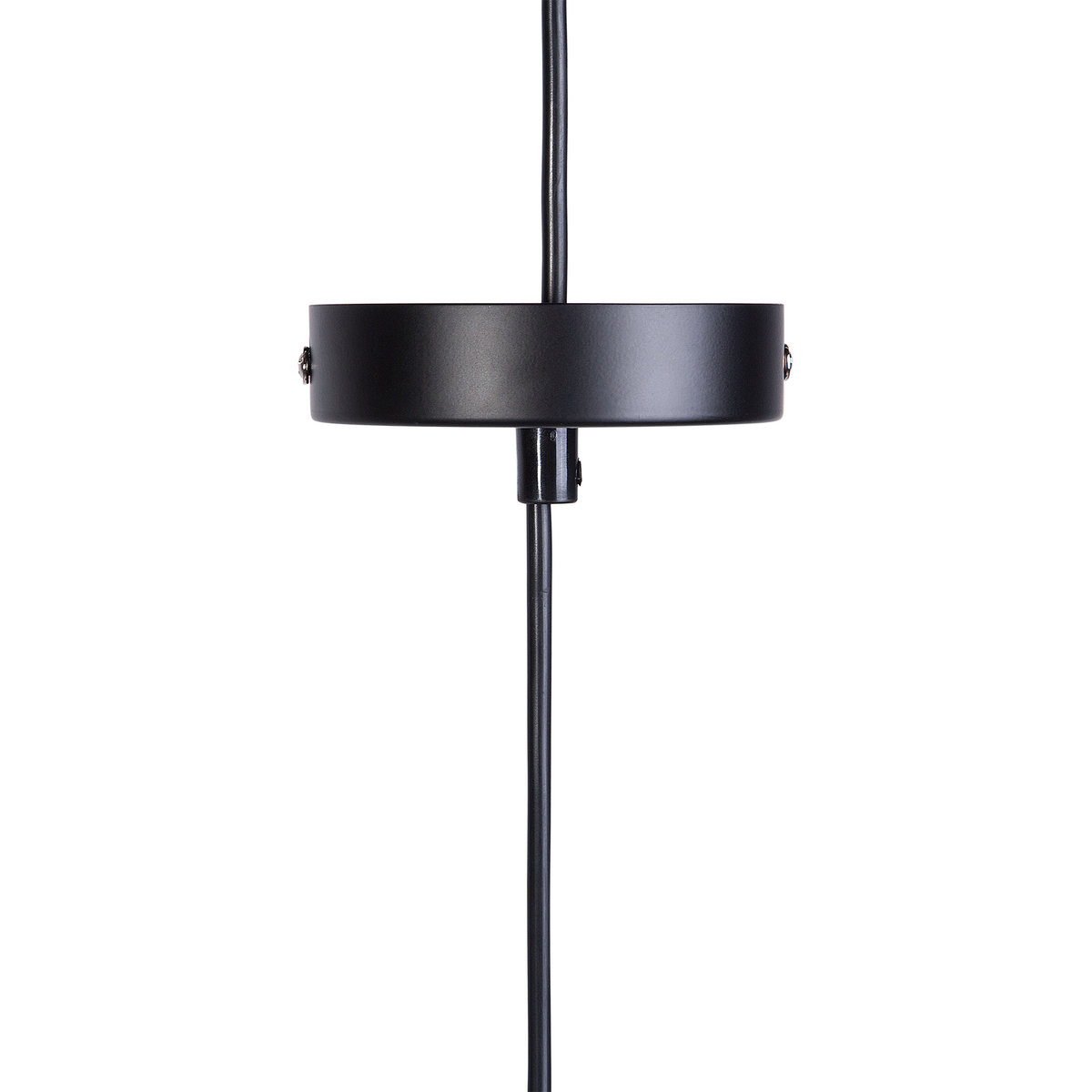 HÄNGELEUCHTE Parina 33/33/130 cm - Schwarz, Metall (33/33/130cm) - Beliani