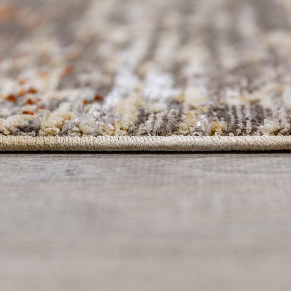 TEPPICH ADUR, abstrakt, Erdtöne, 160 x 230 cm - Braun, Textil (230/160cm) - KADIMA DESIGN
