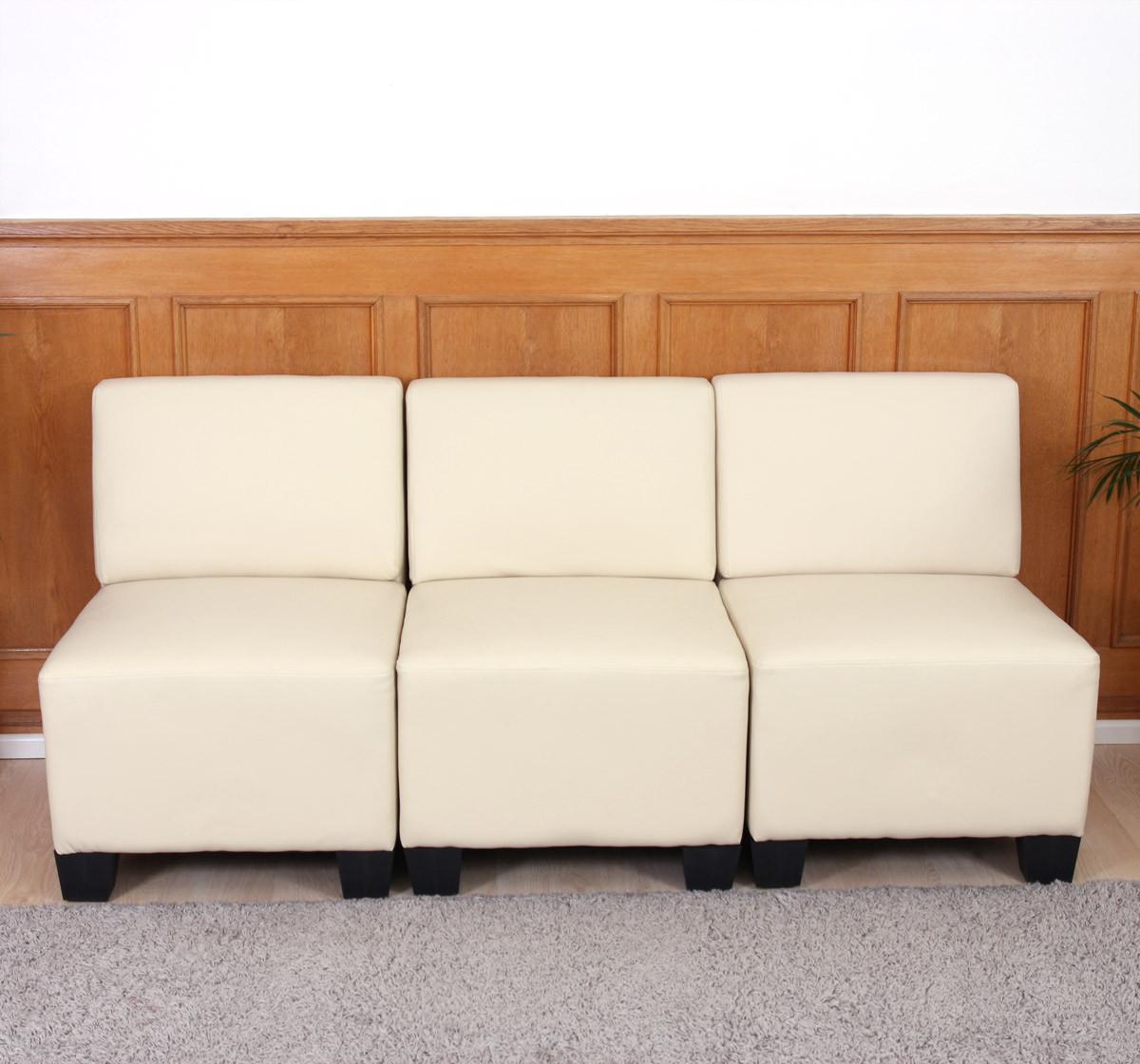 3-SITZER Beige - Beige/Creme, Textil (171/76/72cm) - MCW