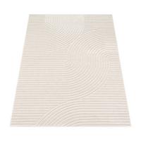 KURZFLORTEPPICH, mit Struktur, Florhöhe 6 mm, Creme, 120 x 170 cm - Creme, Textil (170/120cm) - KADIMA DESIGN