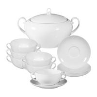 SUPPEN-SET Rondo/Liane weiß 3-tlg. - Weiß, Keramik (2/2/2cm) - Seltmann Weiden